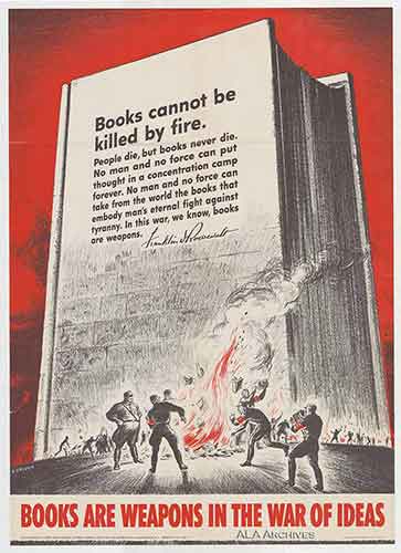 Books are weapons in the war of ideas. 