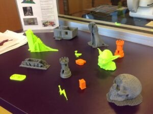 Some of the objects we printed!